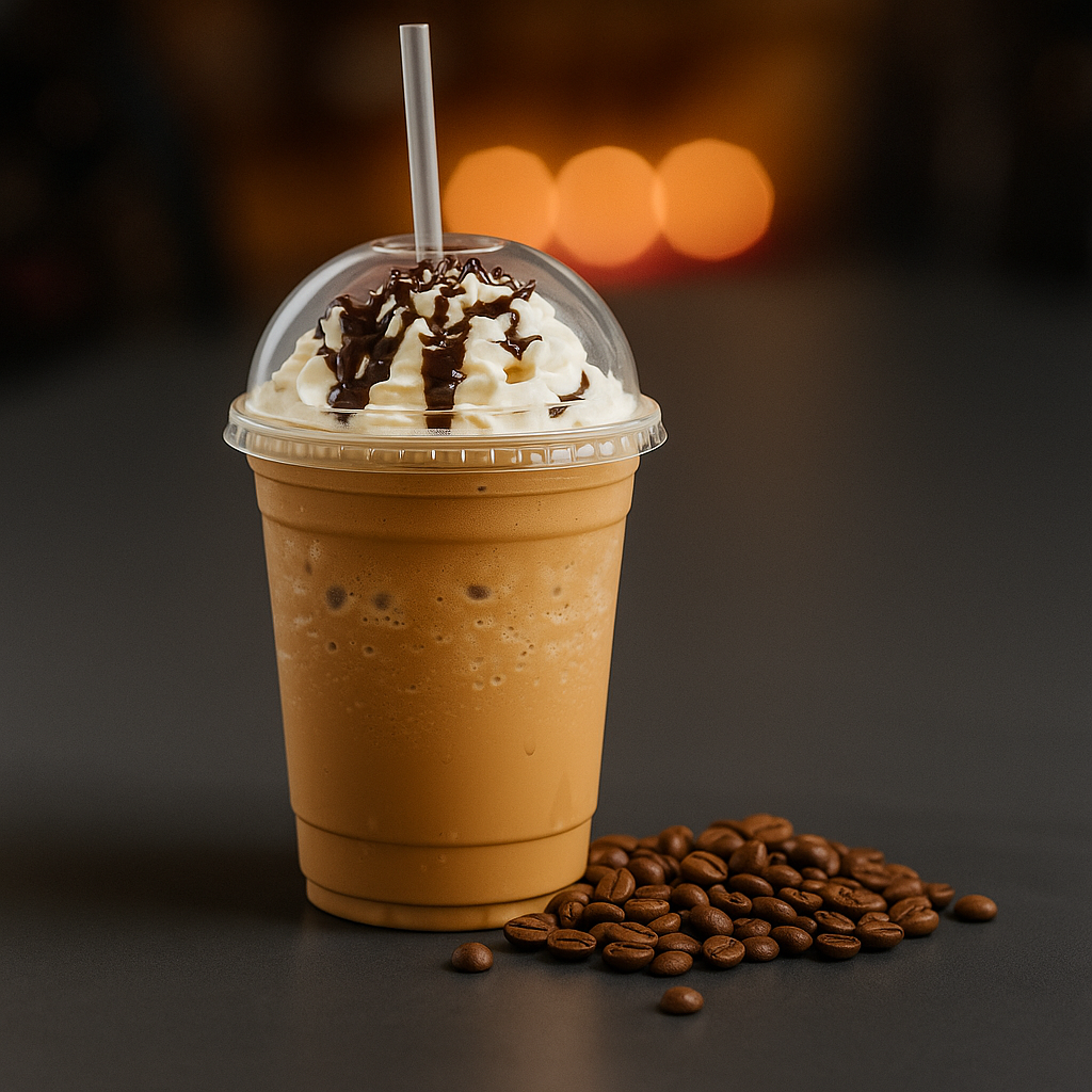 Malteada de café con crema batida Takechi